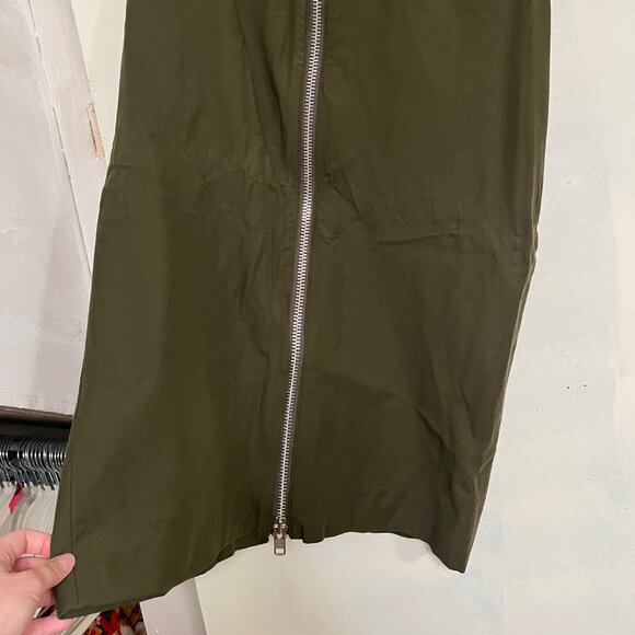 Banana Republic Heritage Collection Pencil Skirt in Army Green Size 12 - Picture 6 of 6